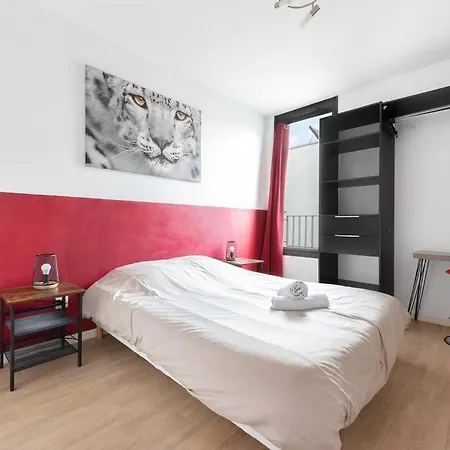 T3 Terrasse + Parking - Proche Aeroport Et Meet Apartmán *